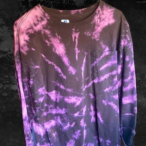 Hand Bleach-Dyed Vintage Heavy Cotton Longsleeve